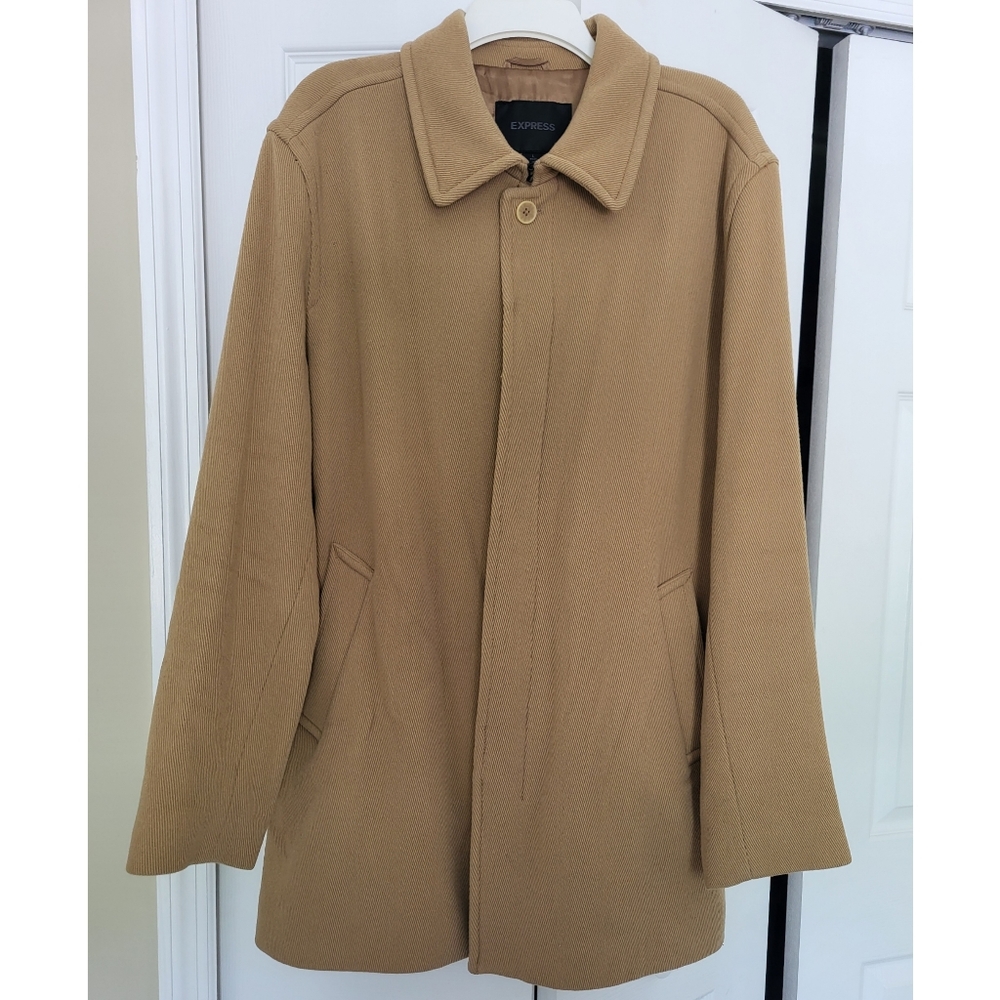 Vintage Express Camel Pea Coat